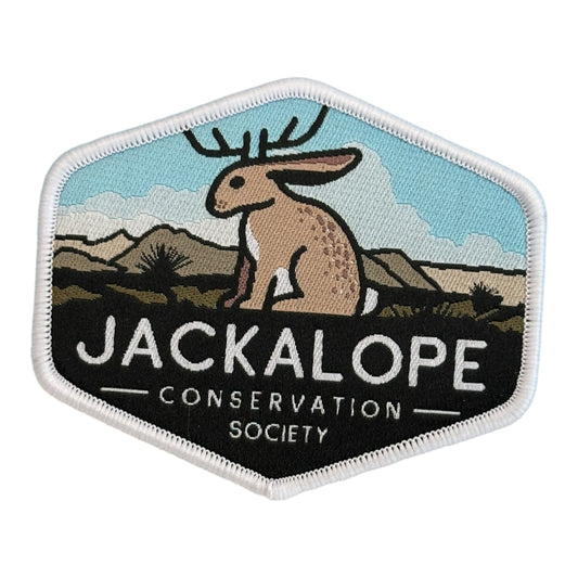 Jackalope Conservation Society Iron On Woven Patch - Wander Together Outfitters