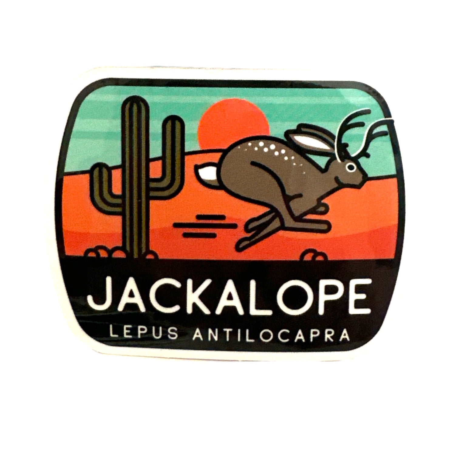 “Jackalope Lepus Antilocapra” Waterproof UV Coated Sticker - Wander Together Outfitters