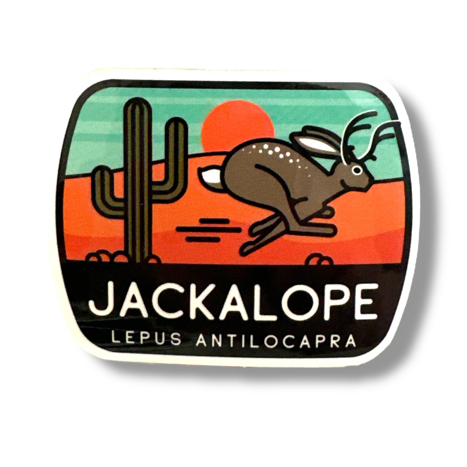 “Jackalope Lepus Antilocapra” Waterproof UV Coated Sticker - Wander Together Outfitters