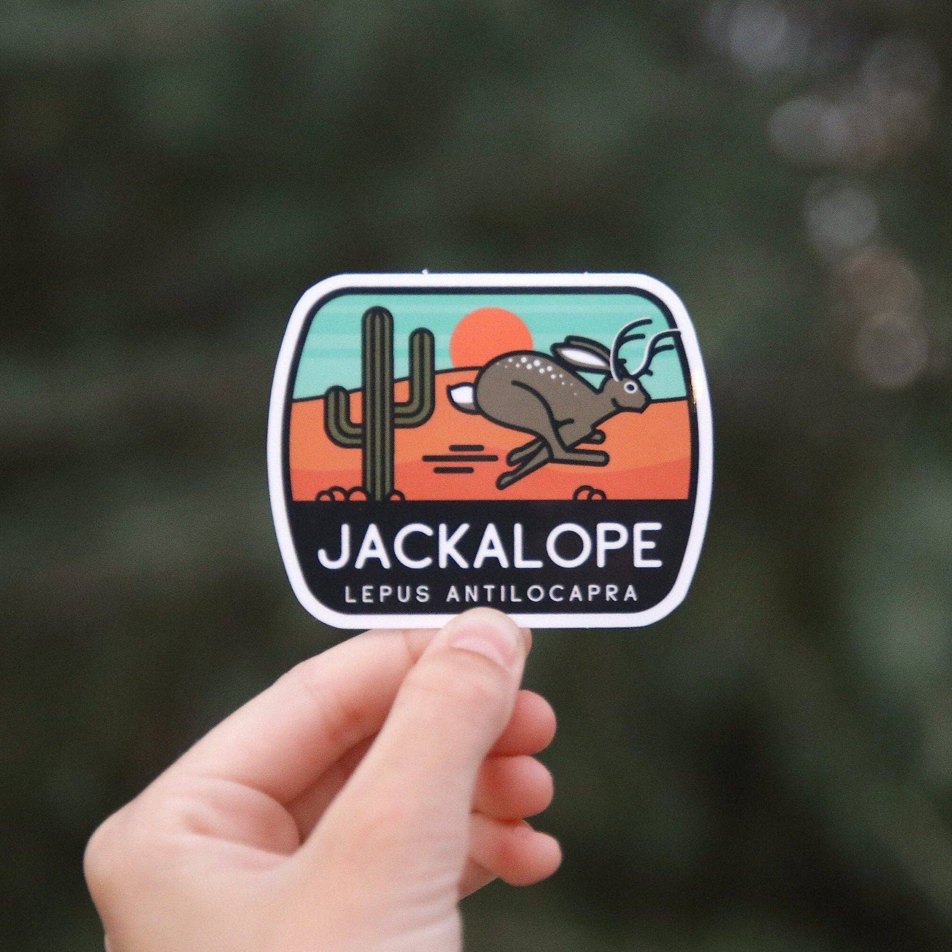 “Jackalope Lepus Antilocapra” Waterproof UV Coated Sticker - Wander Together Outfitters