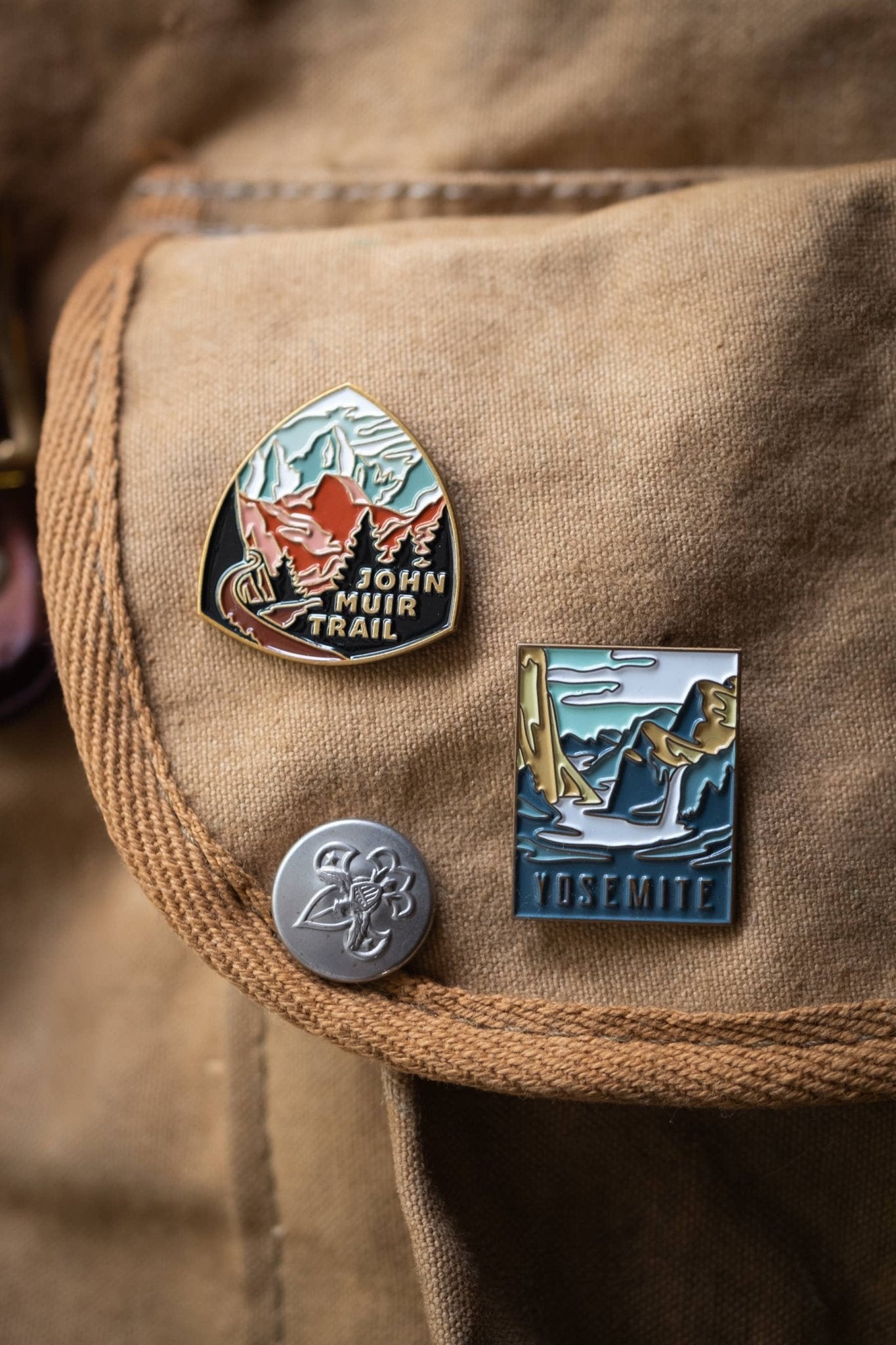 John Muir Trail Enamel Pin - Wander Together Outfitters