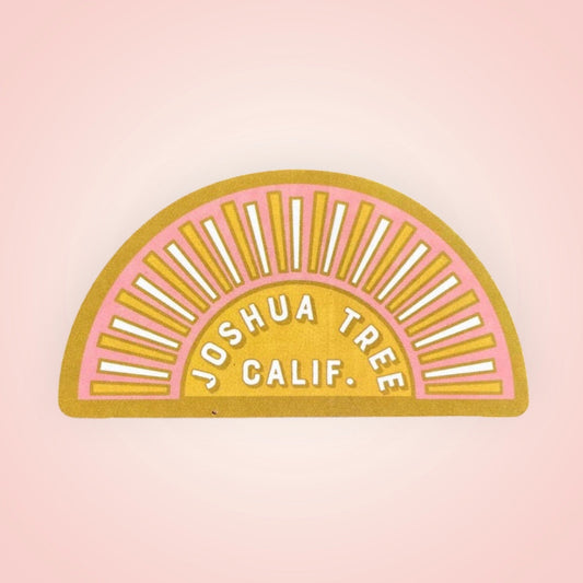 Joshua Tree Calif Sunshine Sticker - Wander Together Outfitters