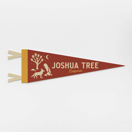 Joshua Tree California Felt Wall Banner Pennant - Wander Together Outfitters