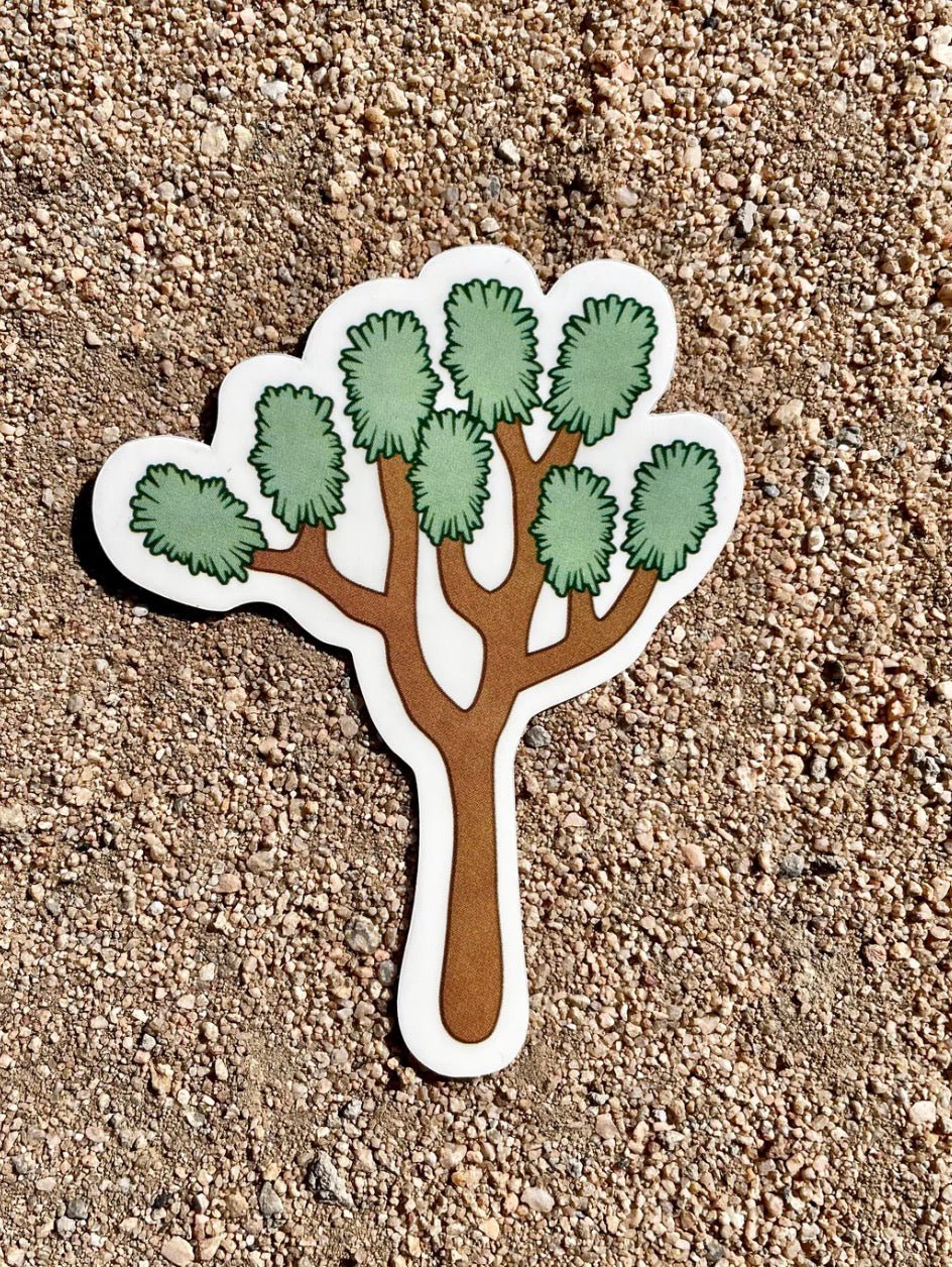 Joshua Tree Clear Vinyl Sticker - Wander Together Outfitters