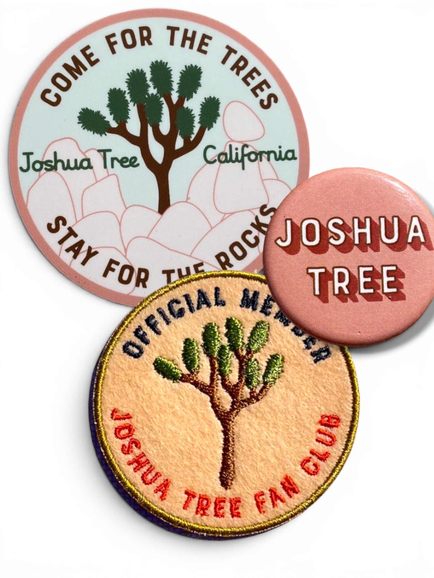 Joshua Tree “Come For The Trees Stay For The Rocks” Vinyl Sticker - Wander Together Outfitters