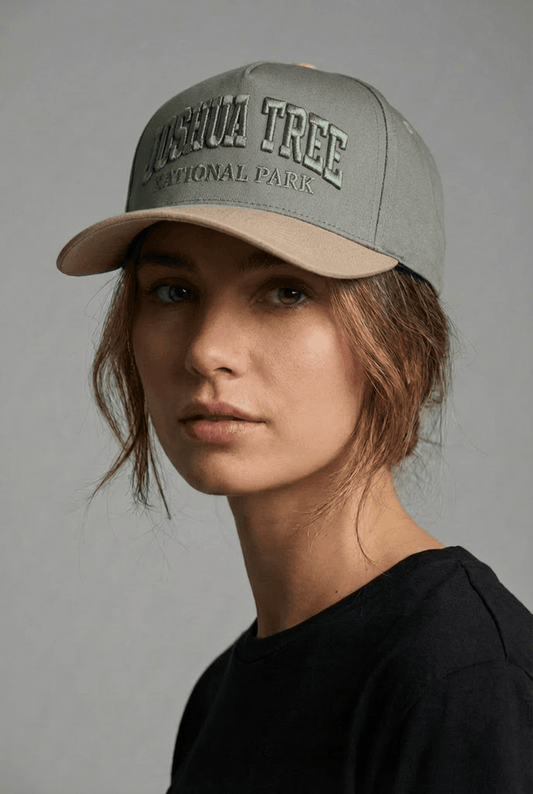 Joshua Tree Embroidered Hat (Olive) - Wander Together Outfitters