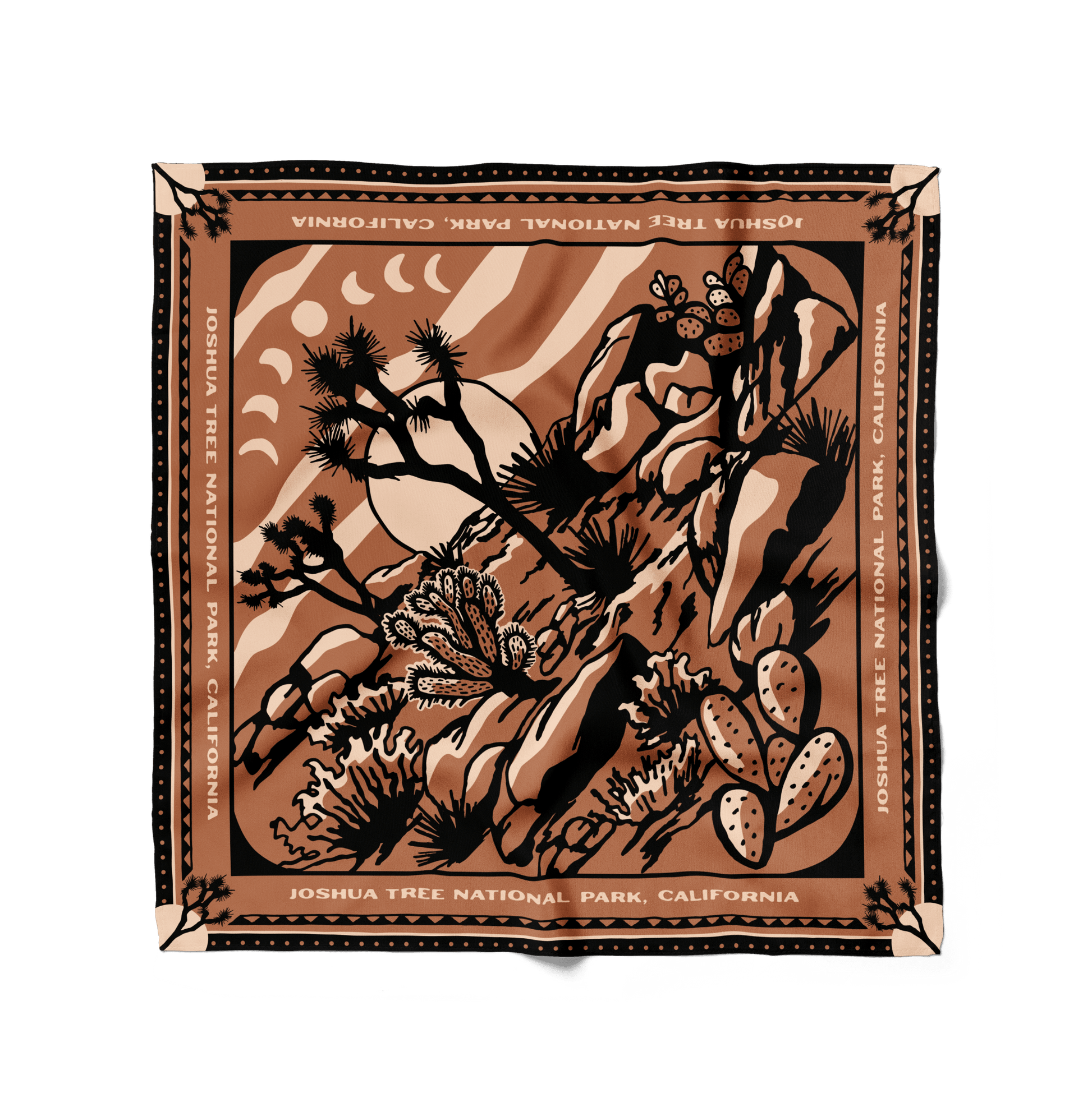 Joshua Tree National Park Bandana, Copper - Wander Together Outfitters