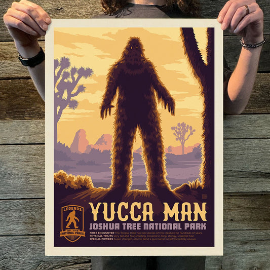 Joshua Tree National Park: Yucca Man (Legends & Monsters) Art Print - Wander Together Outfitters