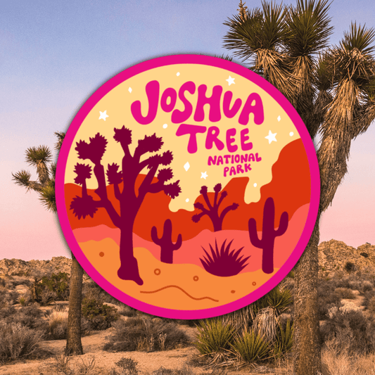 Joshua Tree Vinyl Waterproof Sticker - Wander Together Outfitters