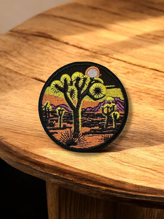 Joshua Trees at Night Iron On Patch - Wander Together Outfitters