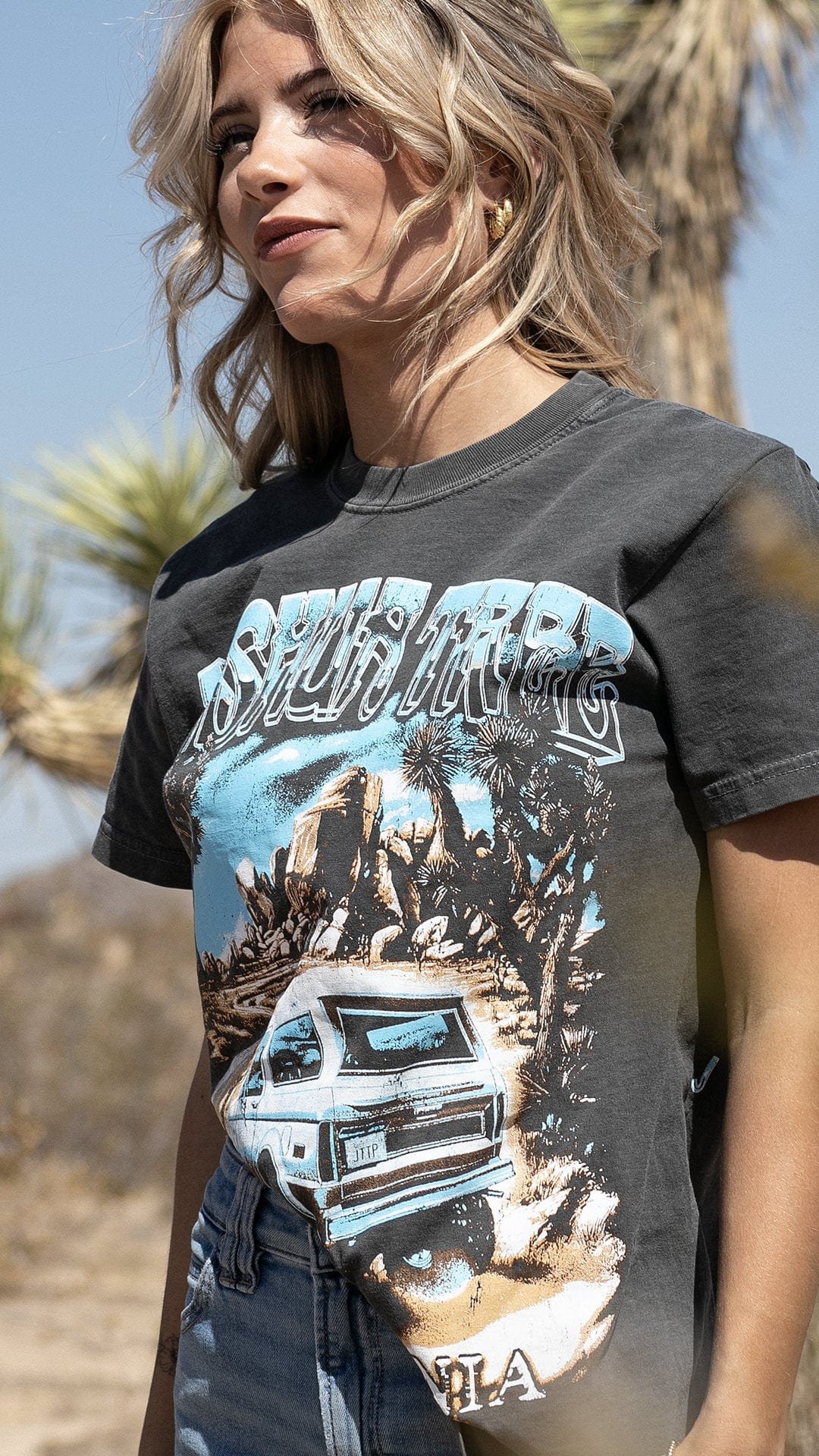 JTTP x Bronco Graphic T-Shirt - Limited Edition Desert Adventure Tee - Wander Together Outfitters