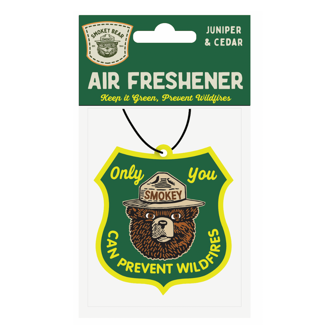 Juniper & Cedar Smokey Bear Air Freshener - Wander Together Outfitters