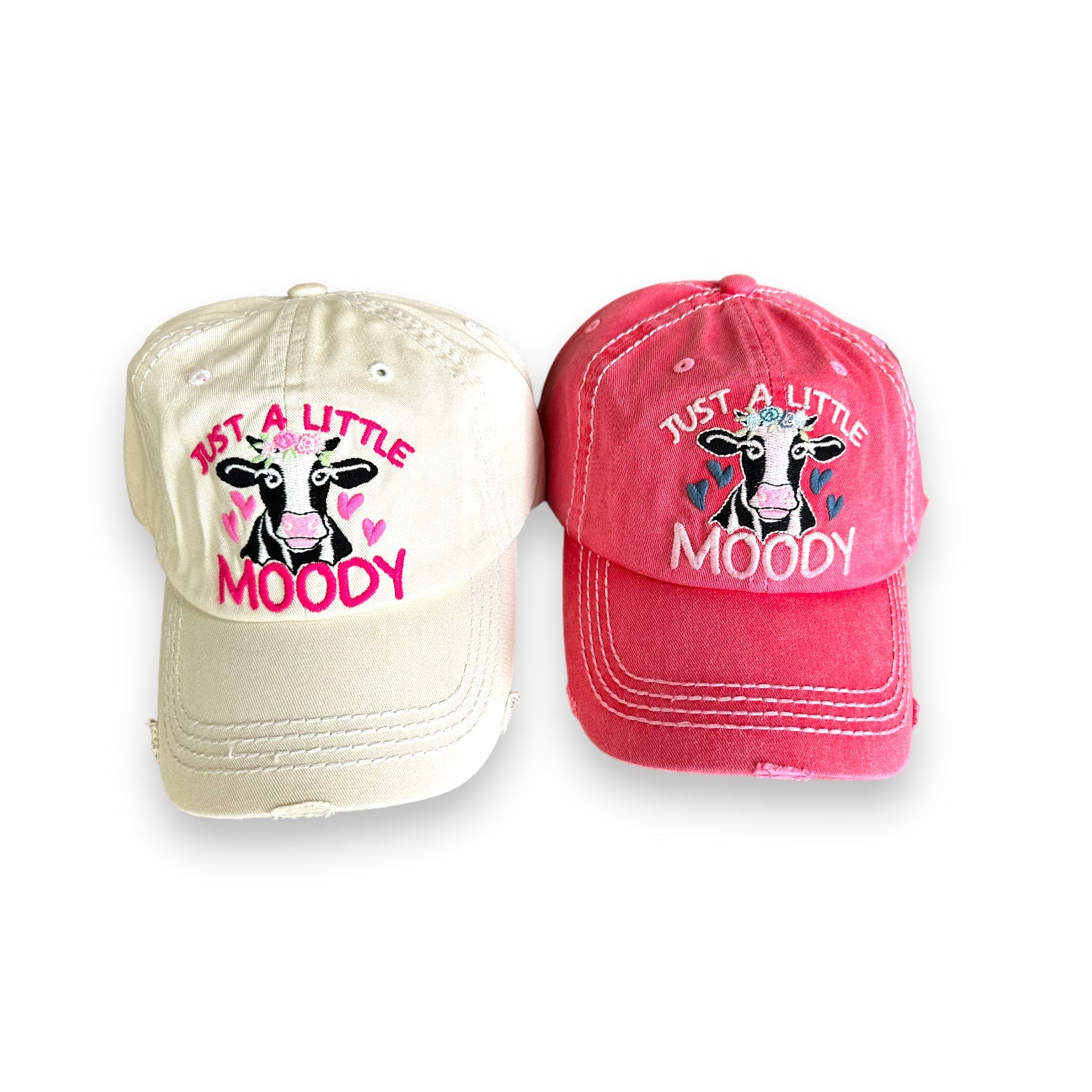 “Just A Little Moody” Cow Cap - Wander Together Outfitters