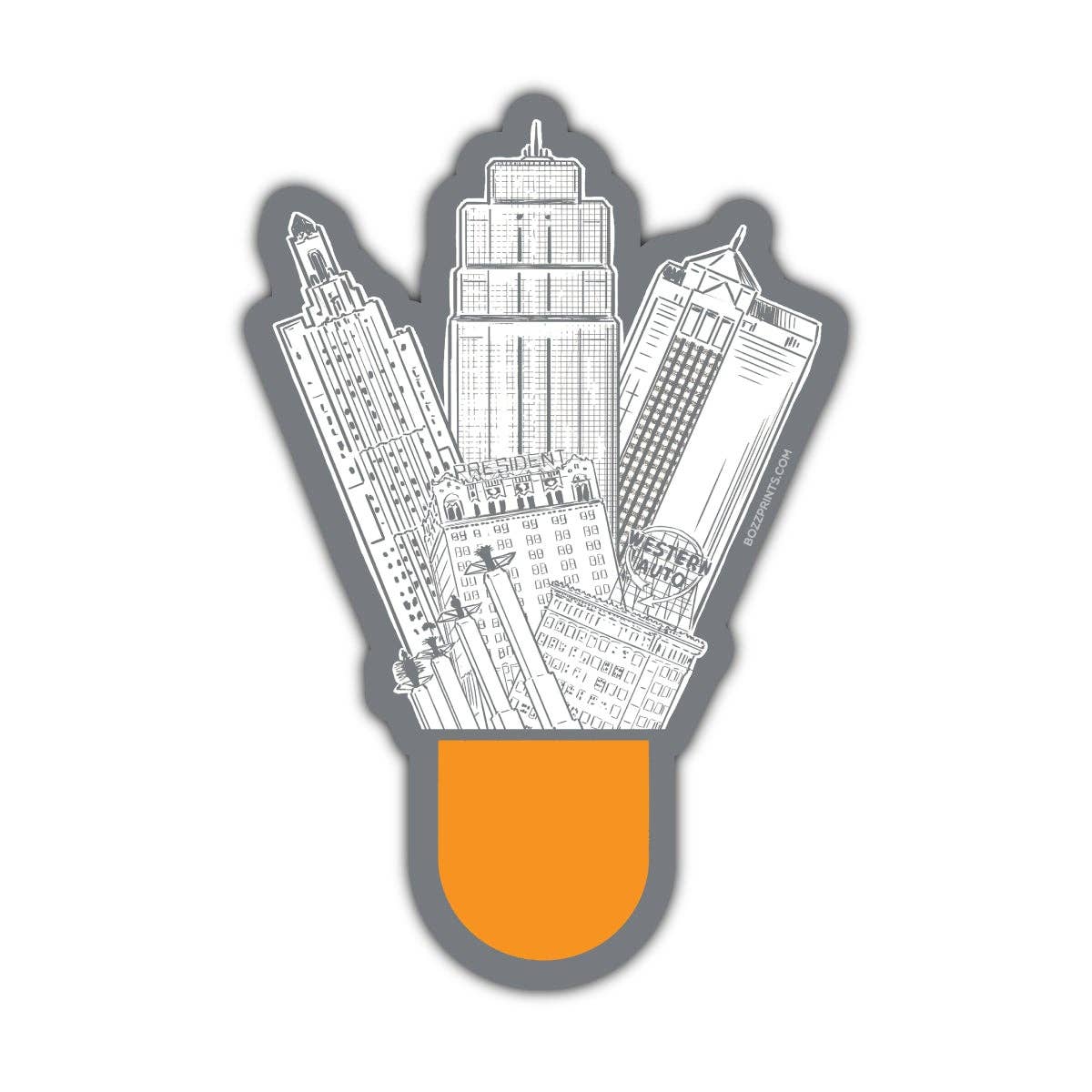 Kansas City Icons Sticker - Wander Together Outfitters