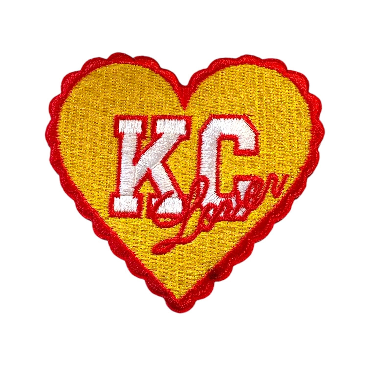 Kansas City Lover Heart Iron On Patch - Wander Together Outfitters