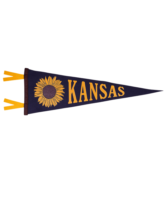 Kansas Pennant - Wander Together Outfitters