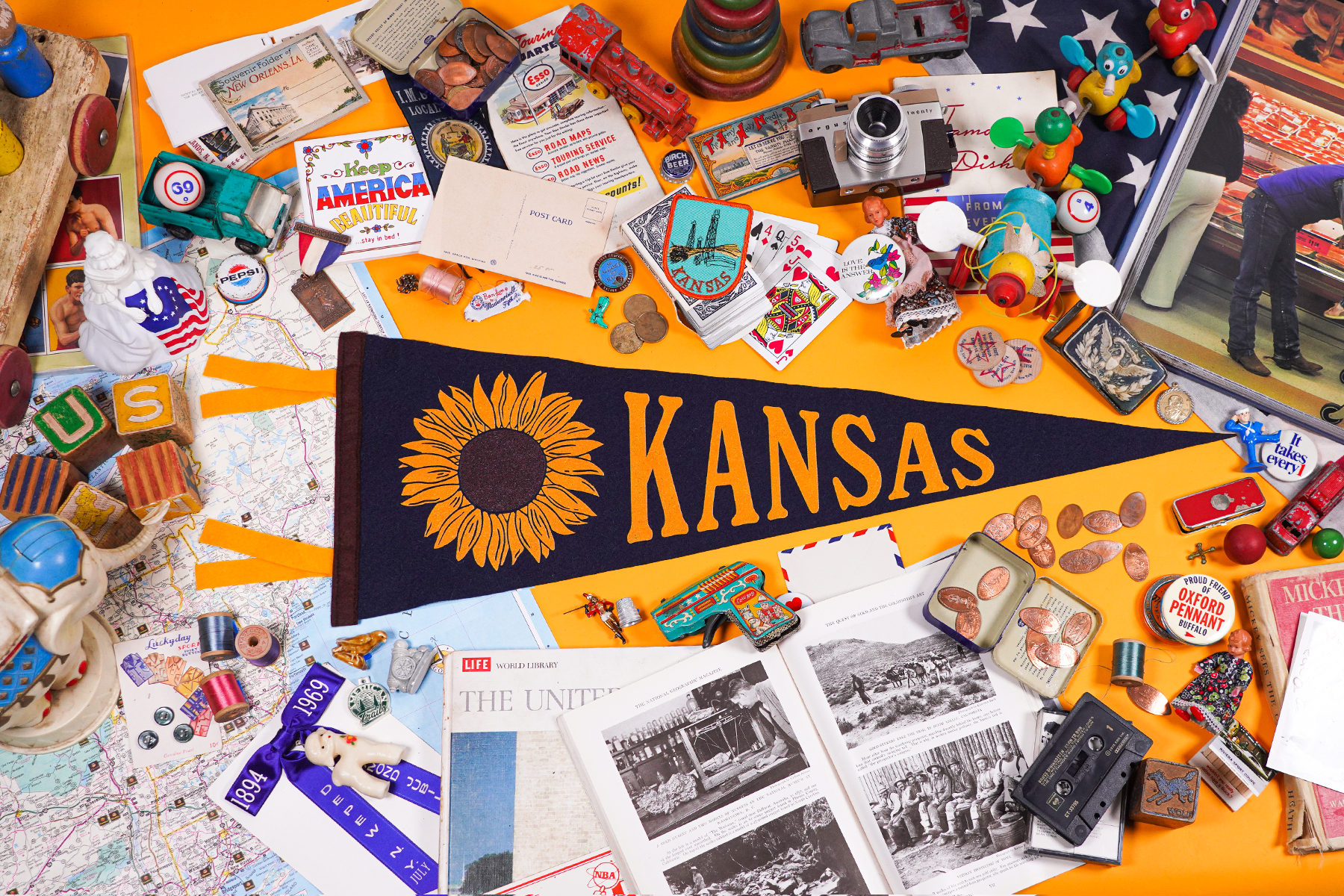 Kansas Pennant - Wander Together Outfitters