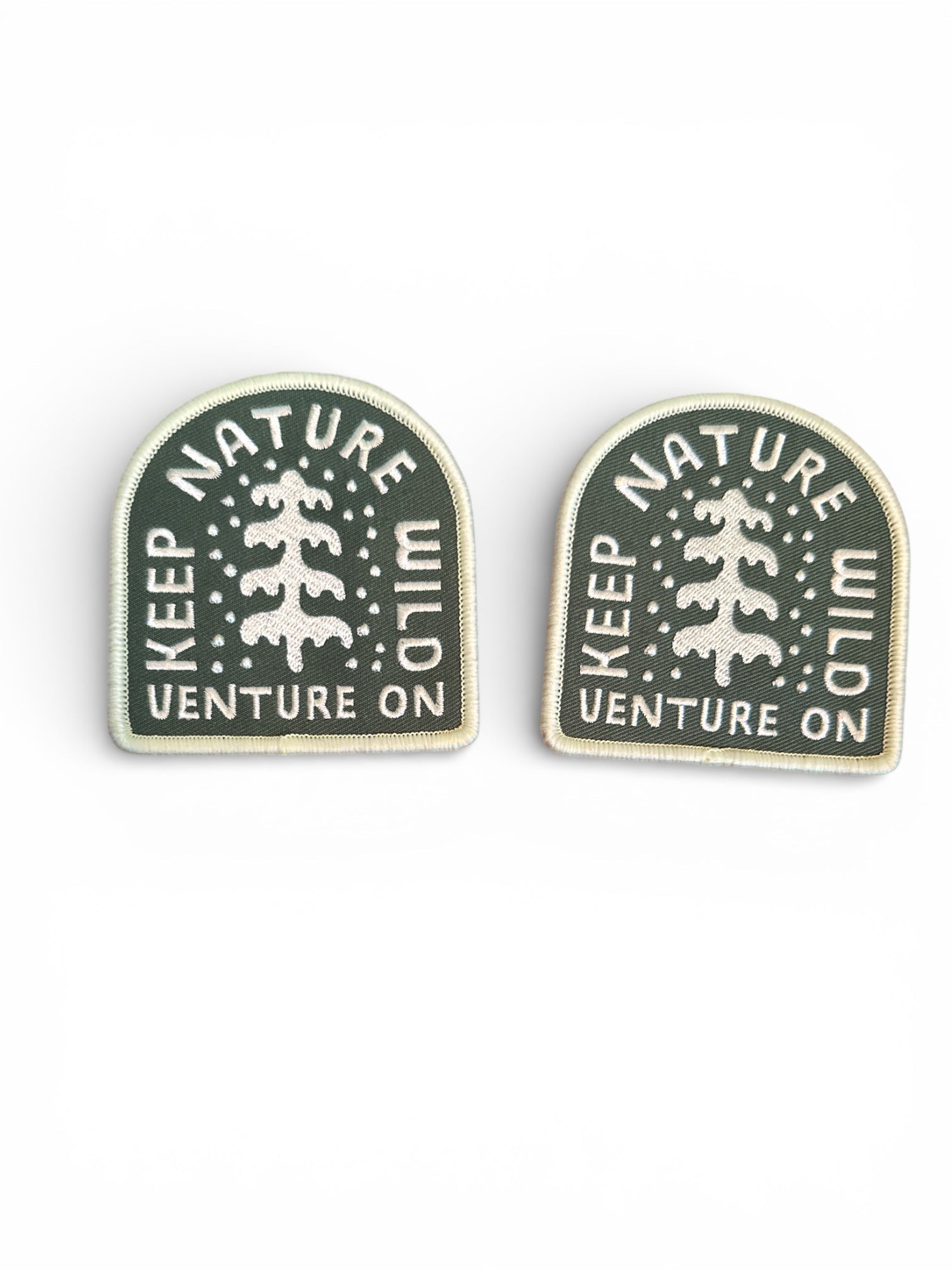 “Keep Nature Wild” Venture On Tree Iron On Patch - Wander Together Outfitters