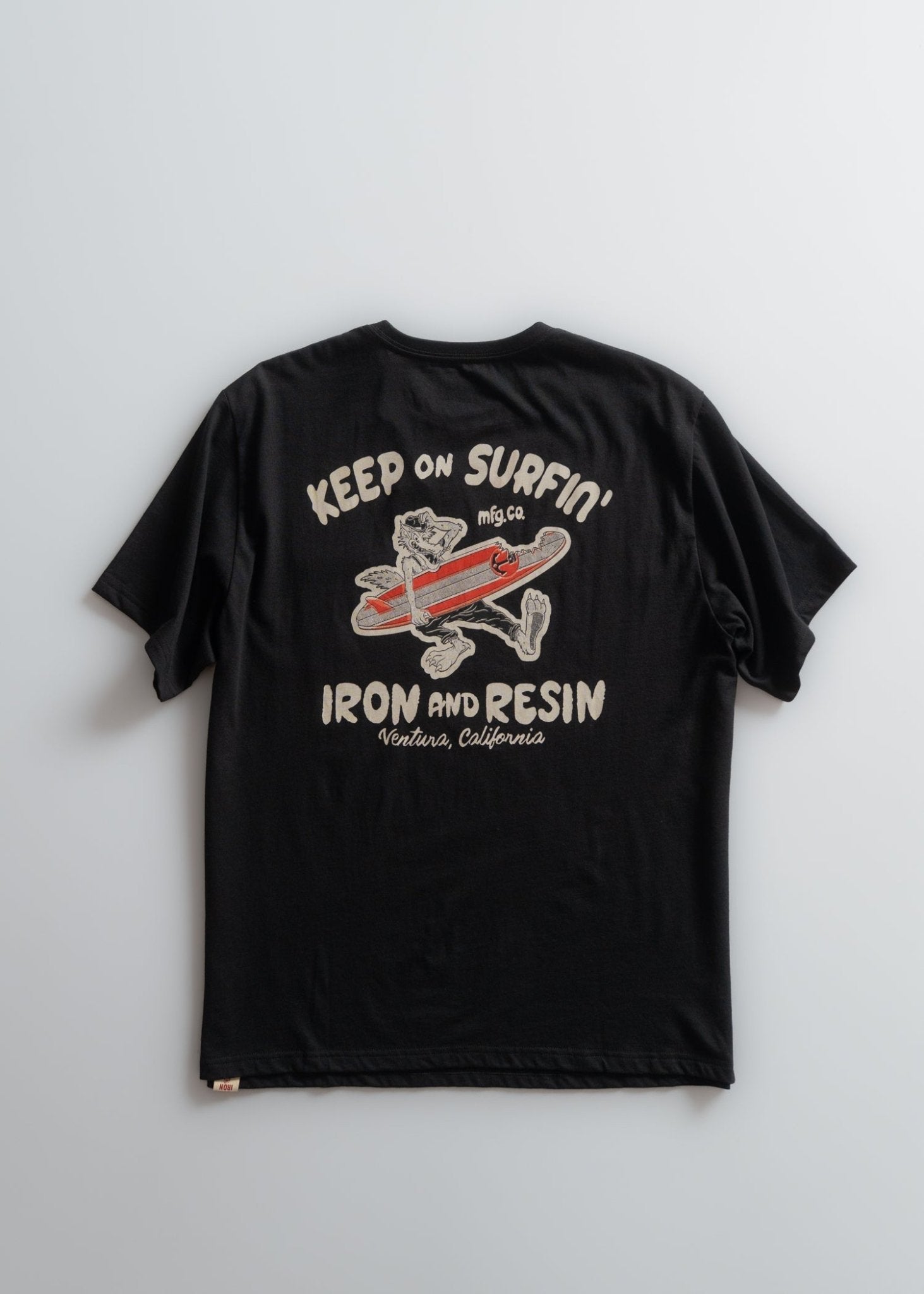 "Keep On Surfin'" Pocket Tee - Wander Together Outfitters