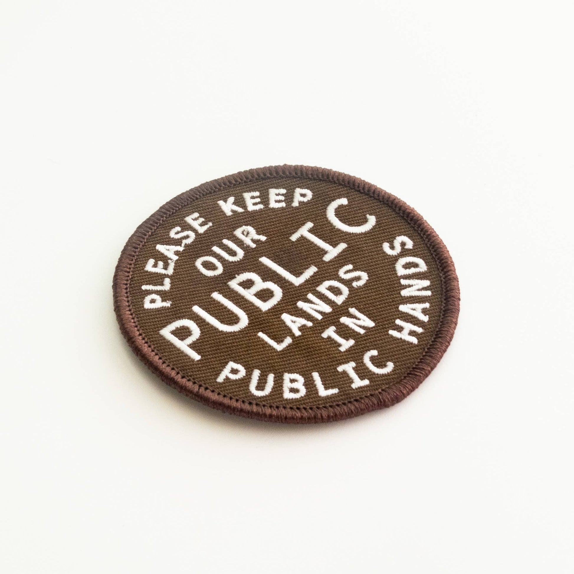 “Keep Public Lands, in Public Hands” Embroidered Iron On Patch - Wander Together Outfitters