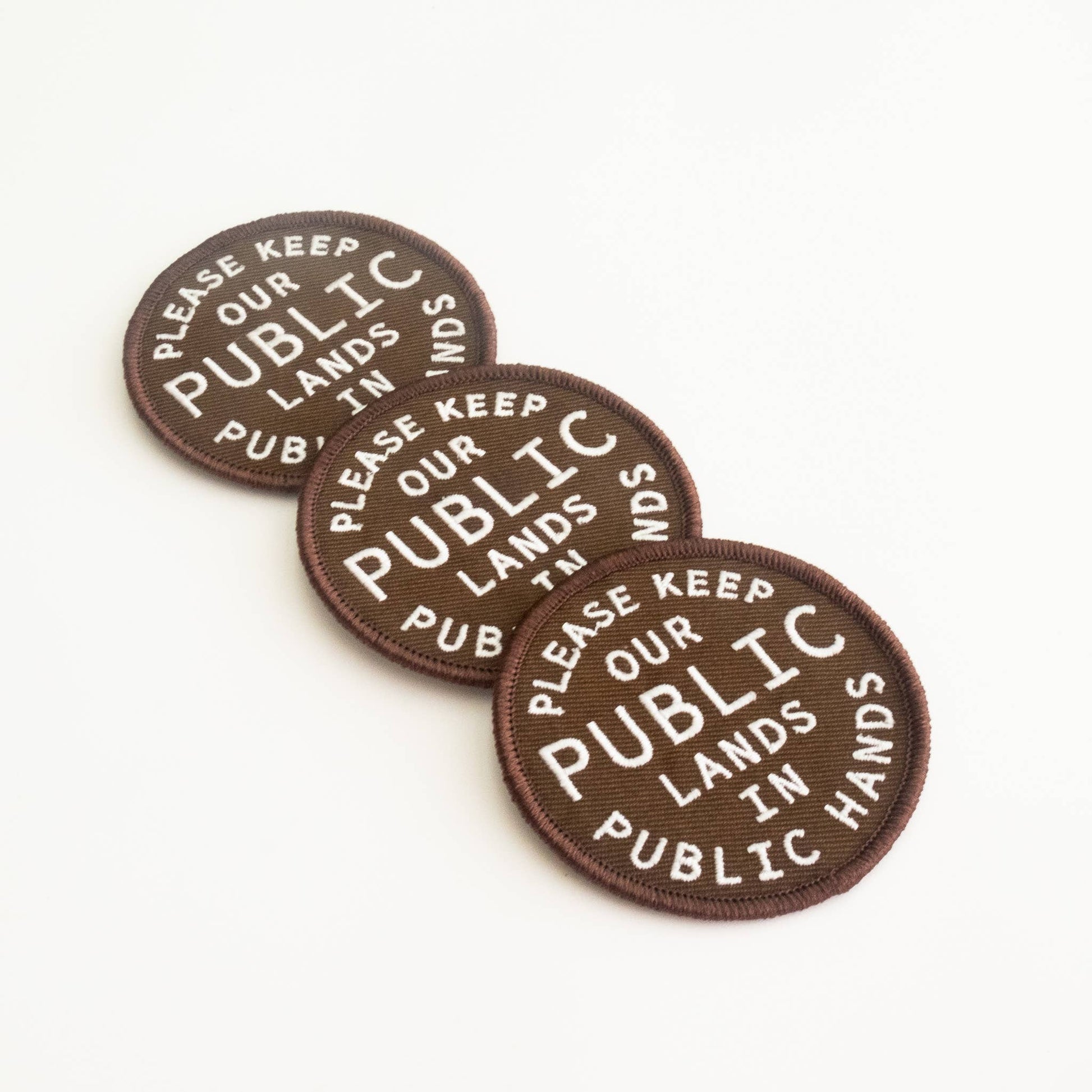 “Keep Public Lands, in Public Hands” Embroidered Iron On Patch - Wander Together Outfitters