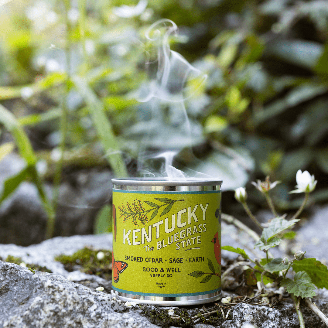 Kentucky State Candle (Cedar, Sage, Earth) - Wander Together Outfitters