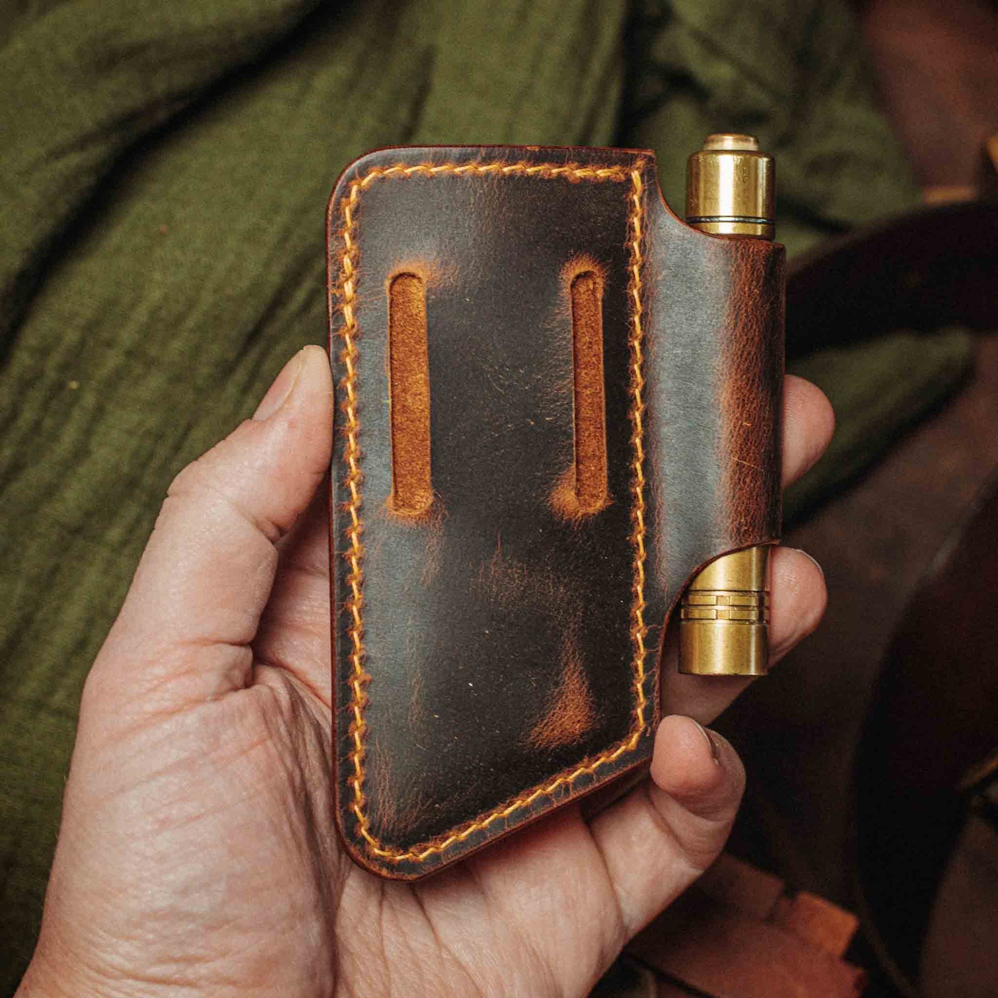Knife Sheath – Leather EDC Belt Knife Holder - Wander Together Outfitters
