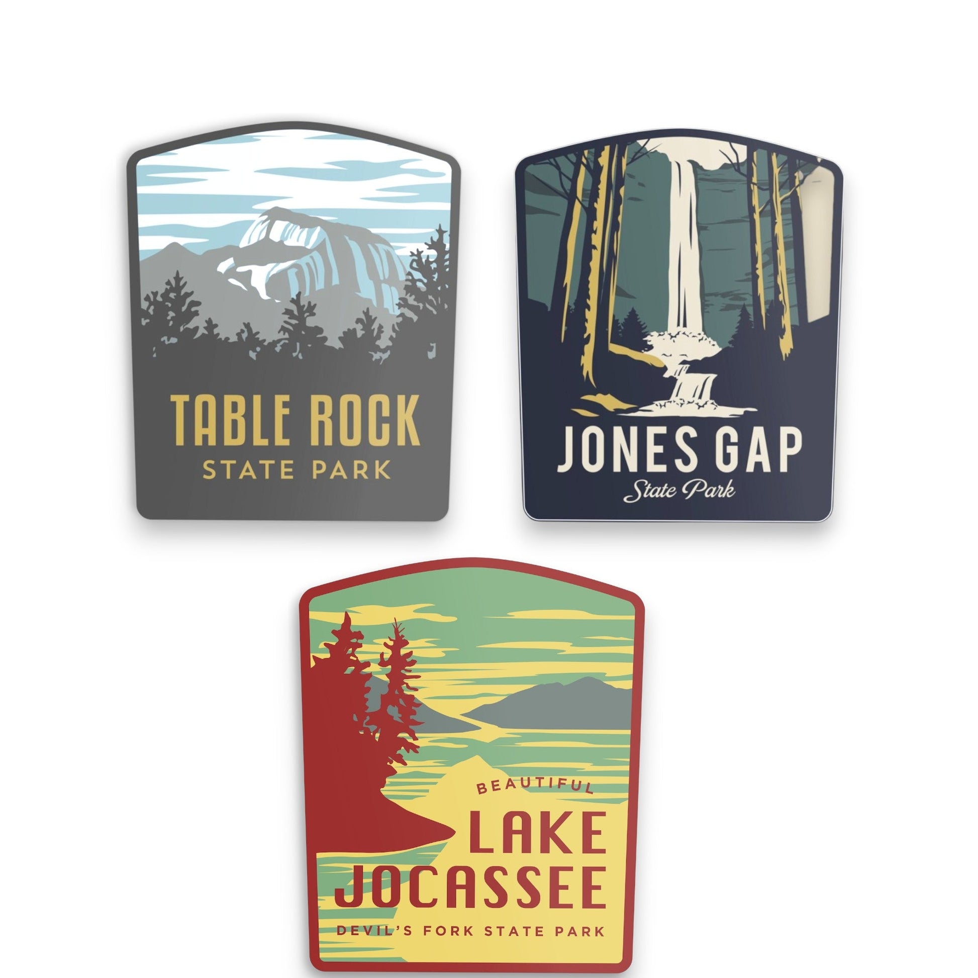 "Lake Jocassee" Sticker, Devil's Fork, South Carolina (CLEARANCE) - Wander Together Outfitters