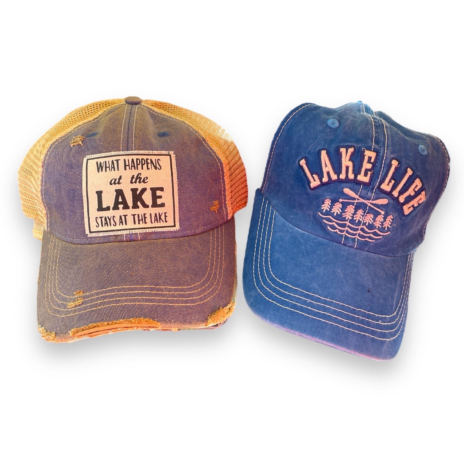 "Lake Life" Embroidered Paddle Unisex Cap - Wander Together Outfitters