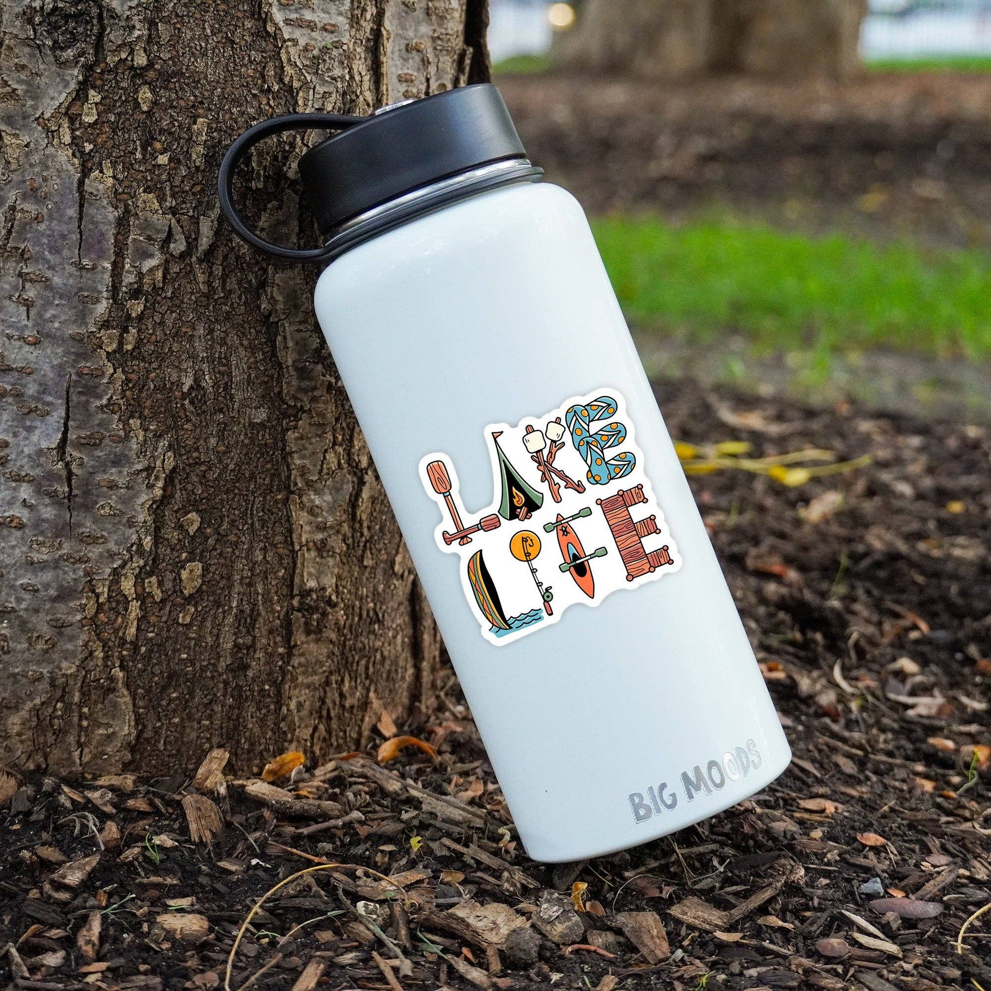 Lake Life Lettering Sticker - Wander Together Outfitters