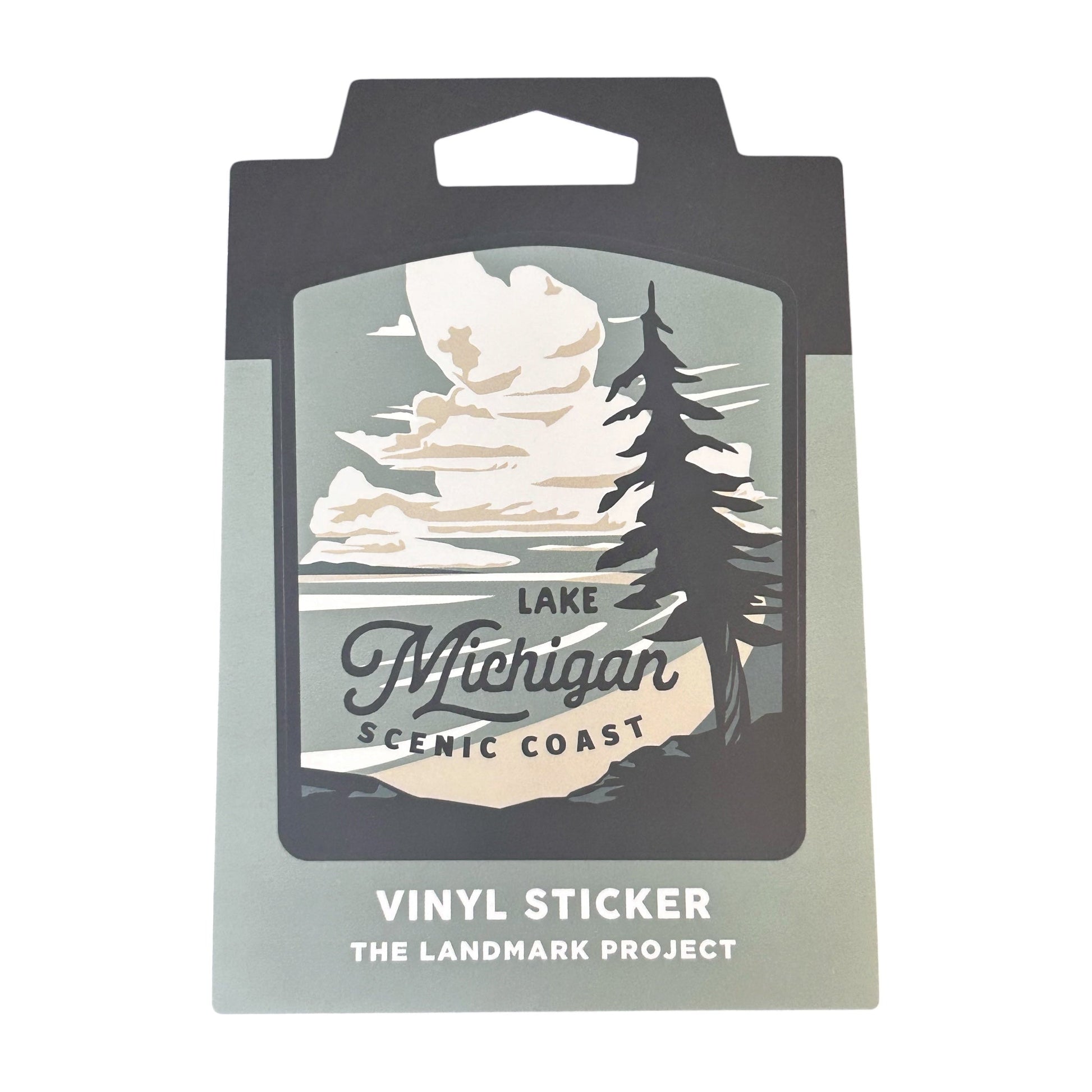Lake Michigan Scenic Coast Vinyl Sticker - Wander Together Outfitters