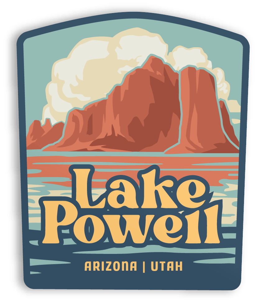 Lake Powell Durable Vinyl Sticker - Wander Together Outfitters