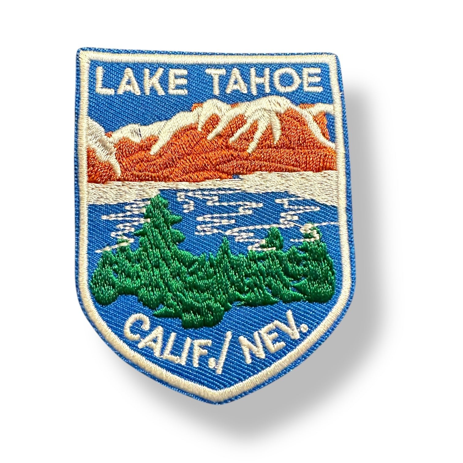 Lake Tahoe Calif/Nev Embroidered Iron On Patch - Wander Together Outfitters