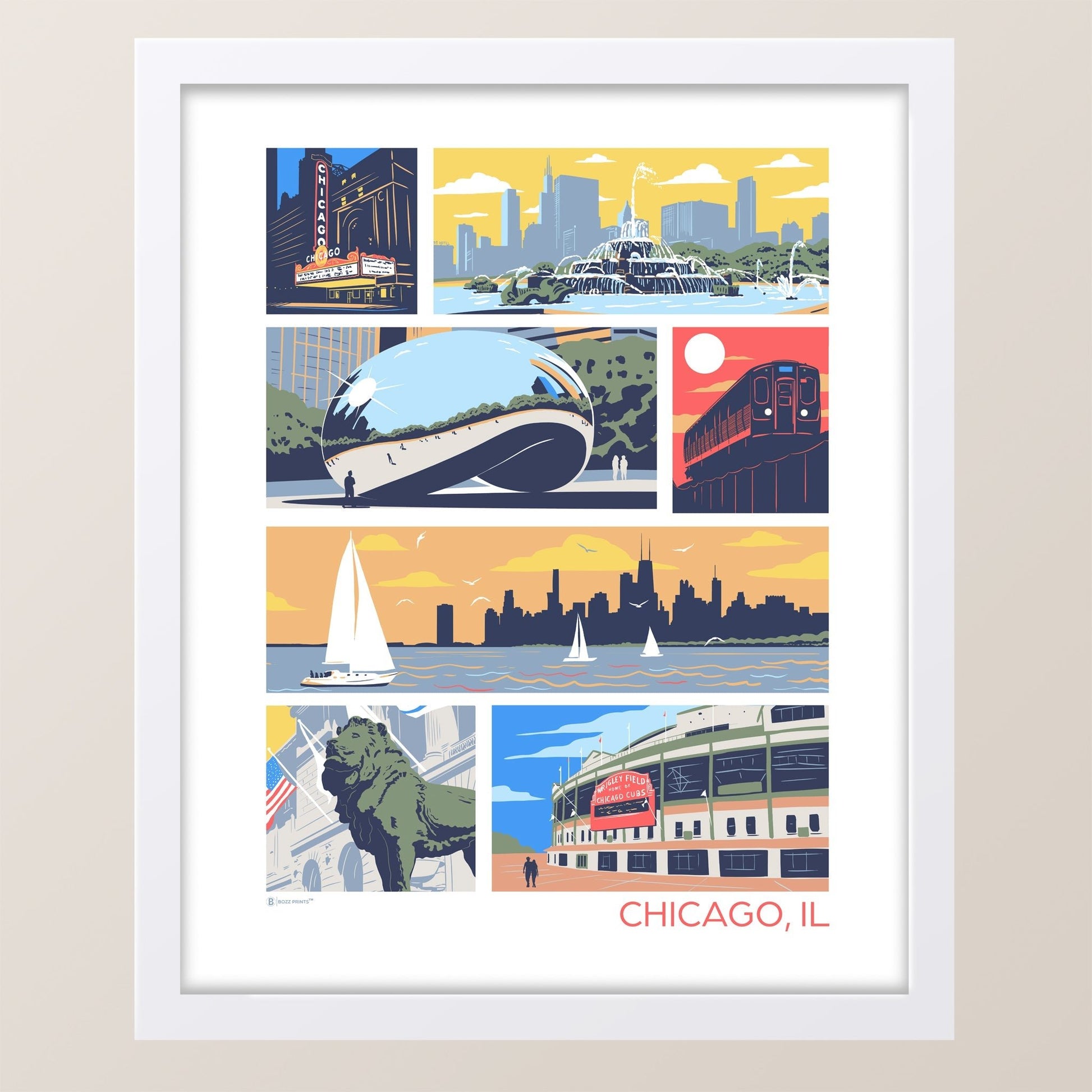 Landmarks of Chicago - Wander Together Outfitters