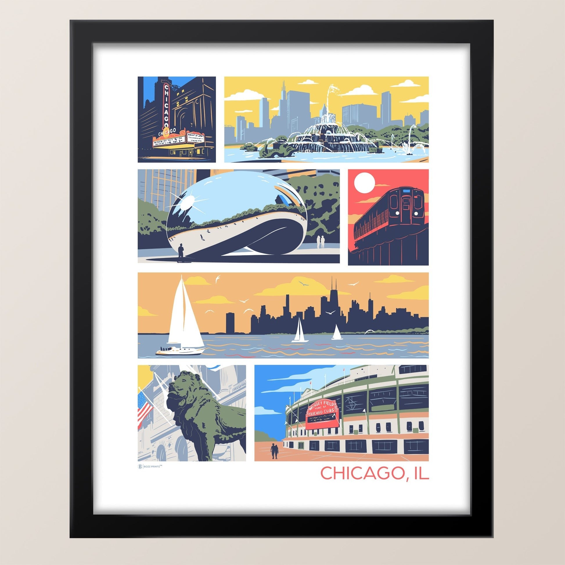 Landmarks of Chicago - Wander Together Outfitters