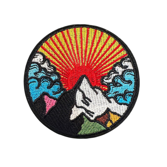 Landscape Scenes Iron On Patches - Sunsets, Mountains, Beach (Various) - Wander Together Outfitters
