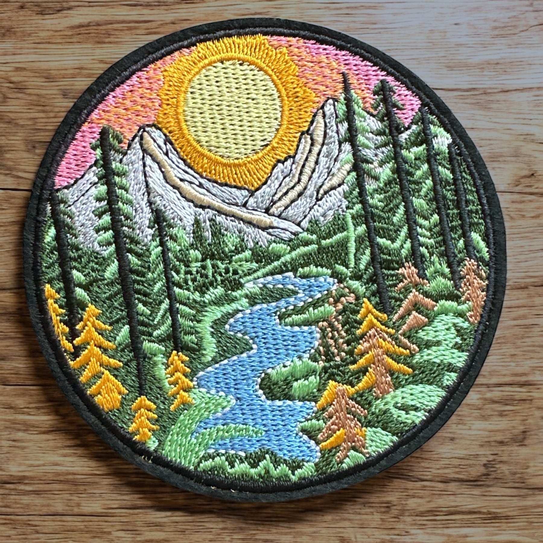 Landscape Scenes Iron On Patches - Sunsets, Mountains, Beach (Various) - Wander Together Outfitters