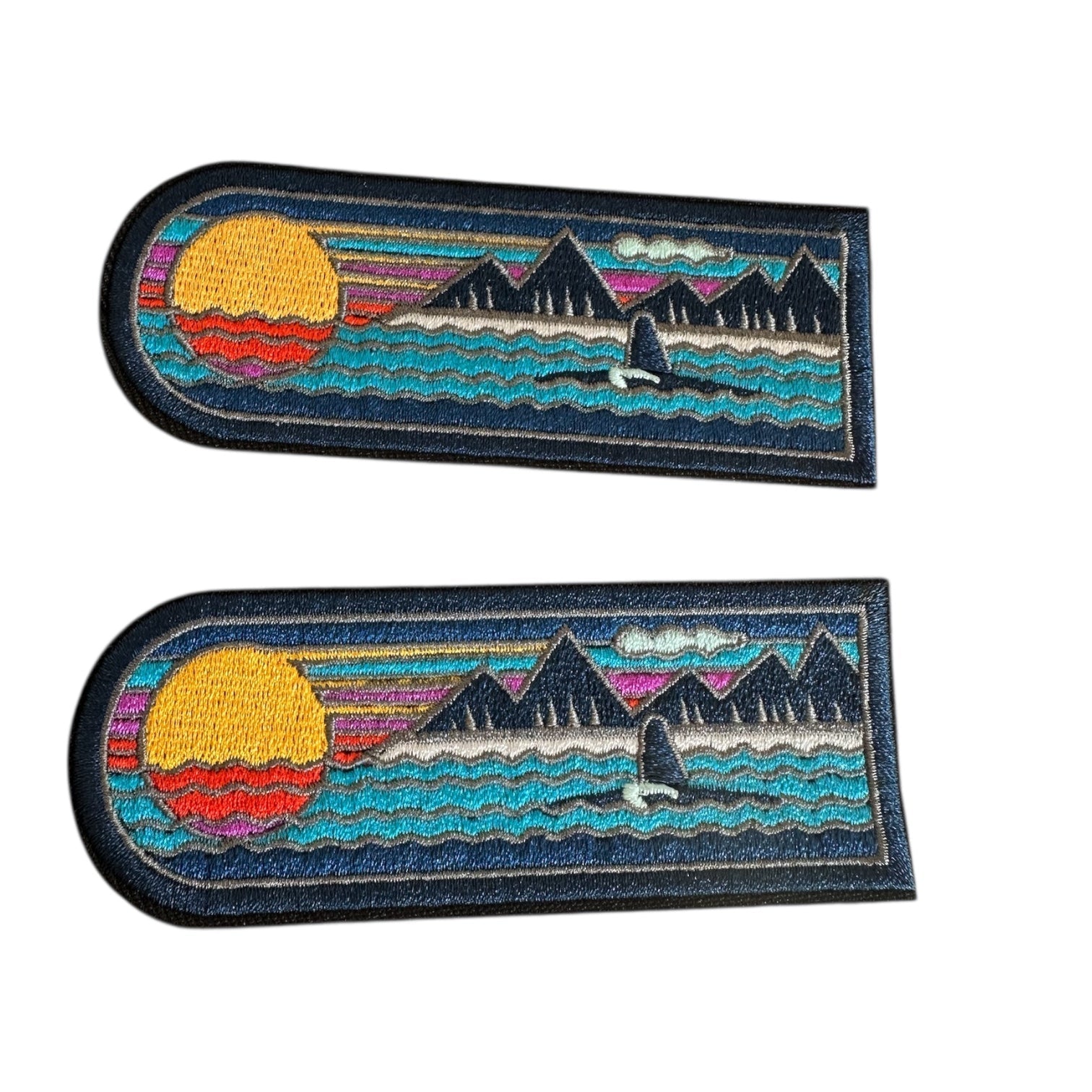 Landscape Scenes Iron On Patches - Sunsets, Mountains, Beach (Various) - Wander Together Outfitters