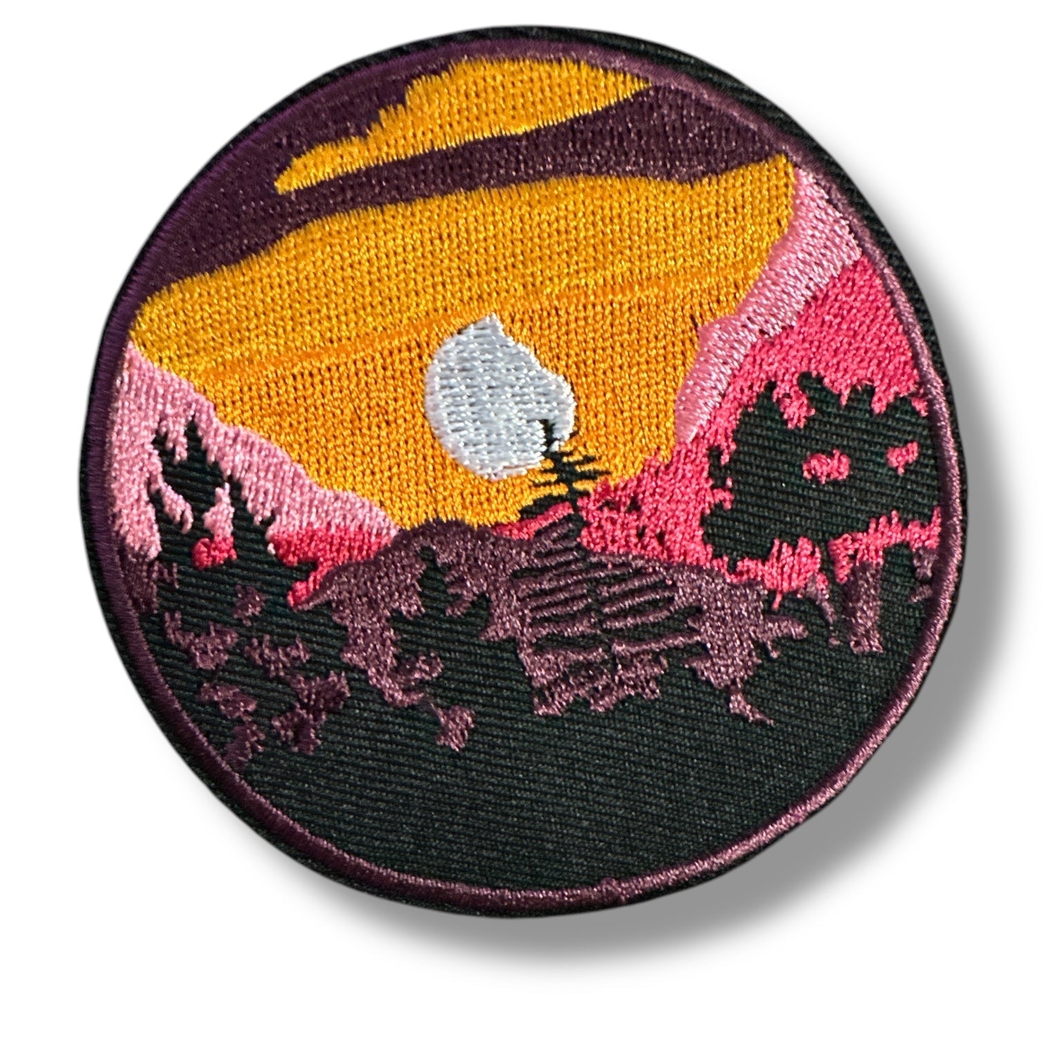 Landscape Scenes Iron On Patches - Sunsets, Mountains, Beach (Various) - Wander Together Outfitters