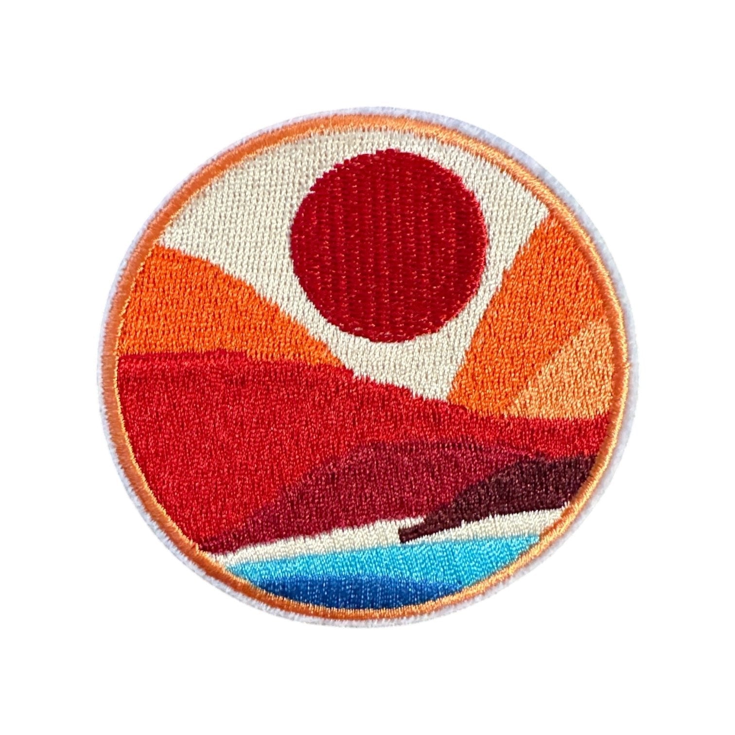 Landscape Scenes Iron On Patches - Sunsets, Mountains, Beach (Various) - Wander Together Outfitters