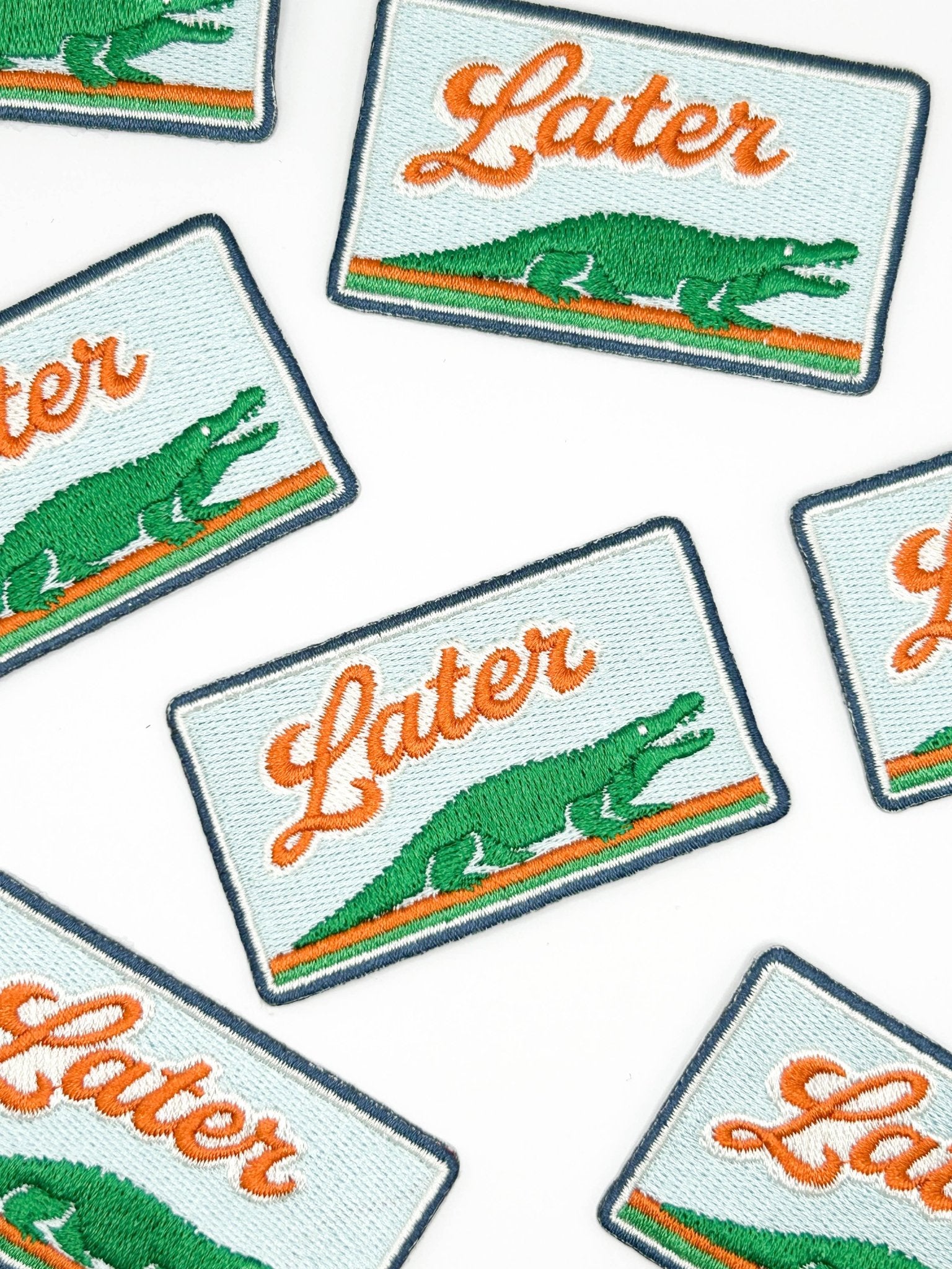 "Later Gator" Embroidered Iron On Patch - Wander Together Outfitters