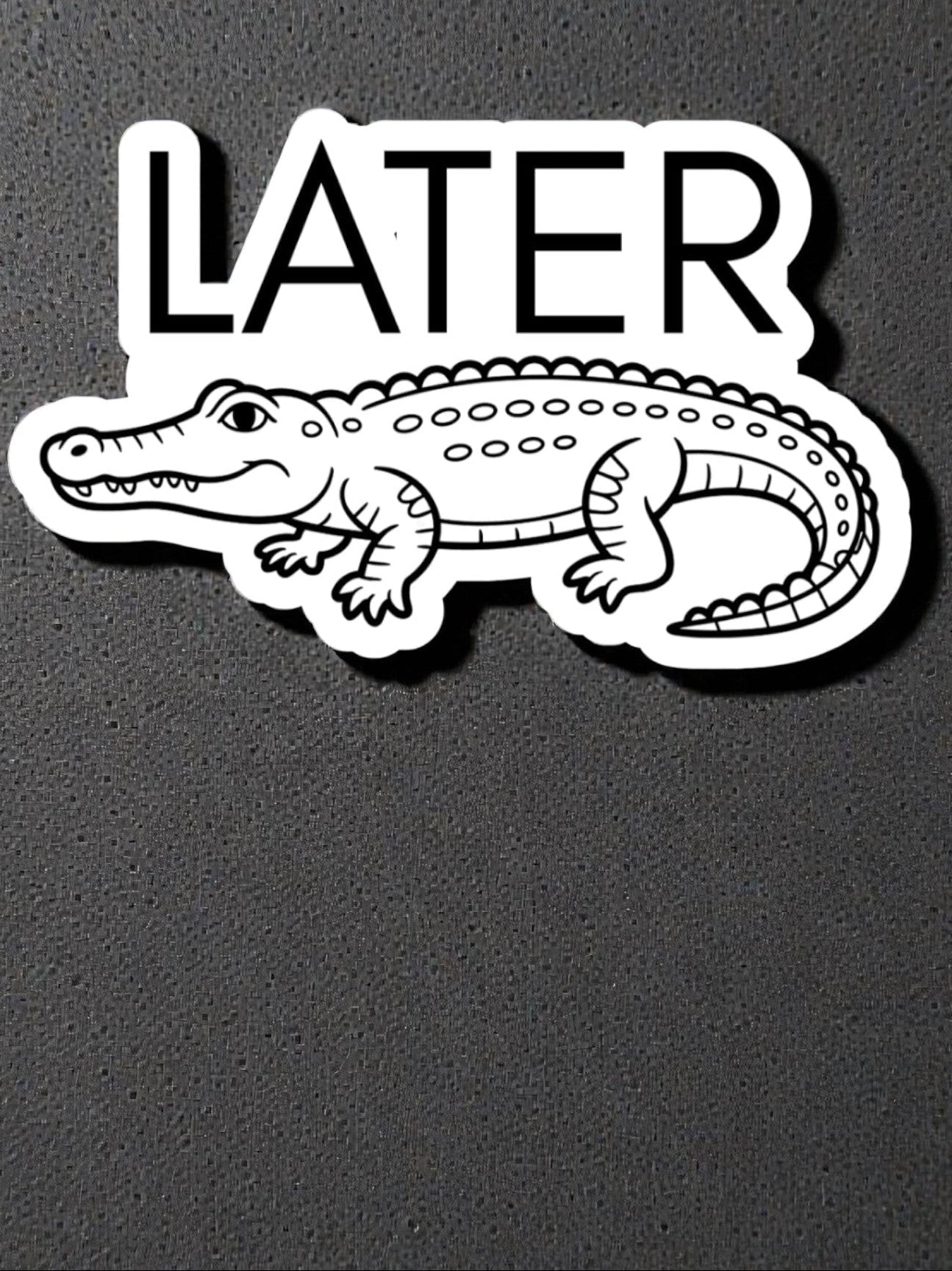 "Later Gator" Funny Alligator Sticker - Wander Together Outfitters