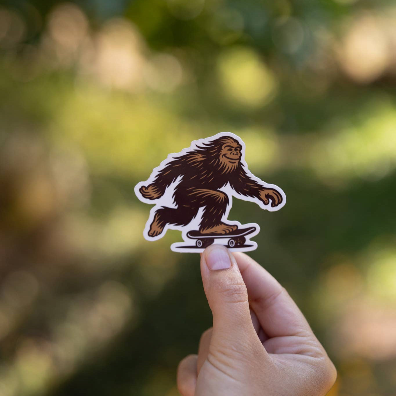 Later Skater Bigfoot Skateboard Waterproof Vinyl Decal - Wander Together Outfitters