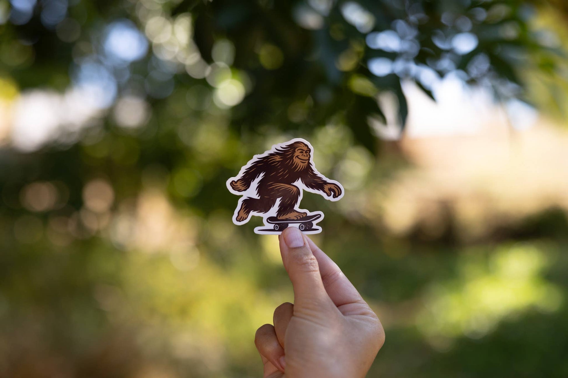 Later Skater Bigfoot Skateboard Waterproof Vinyl Decal - Wander Together Outfitters
