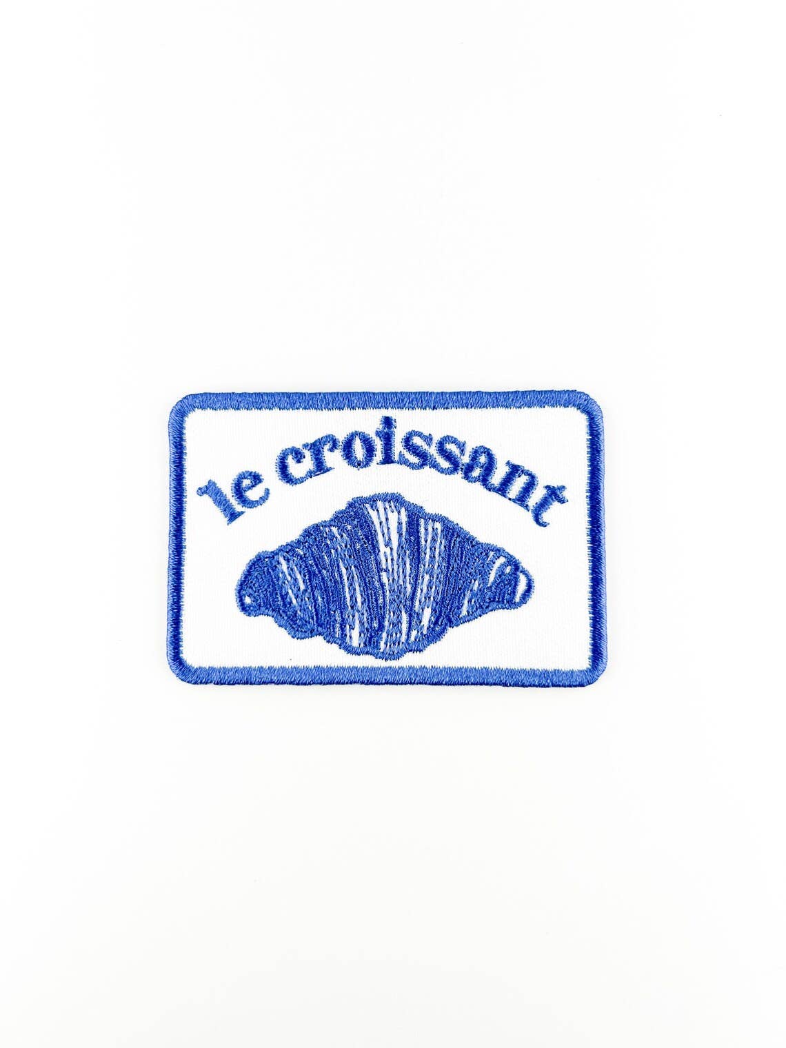 Le Croissant Embroidered Iron On Patch - Wander Together Outfitters