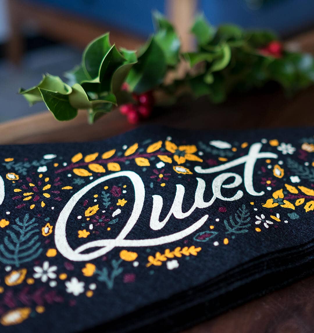 “Lead a Quiet Life” Large Pennant (SALE) - Wander Together Outfitters