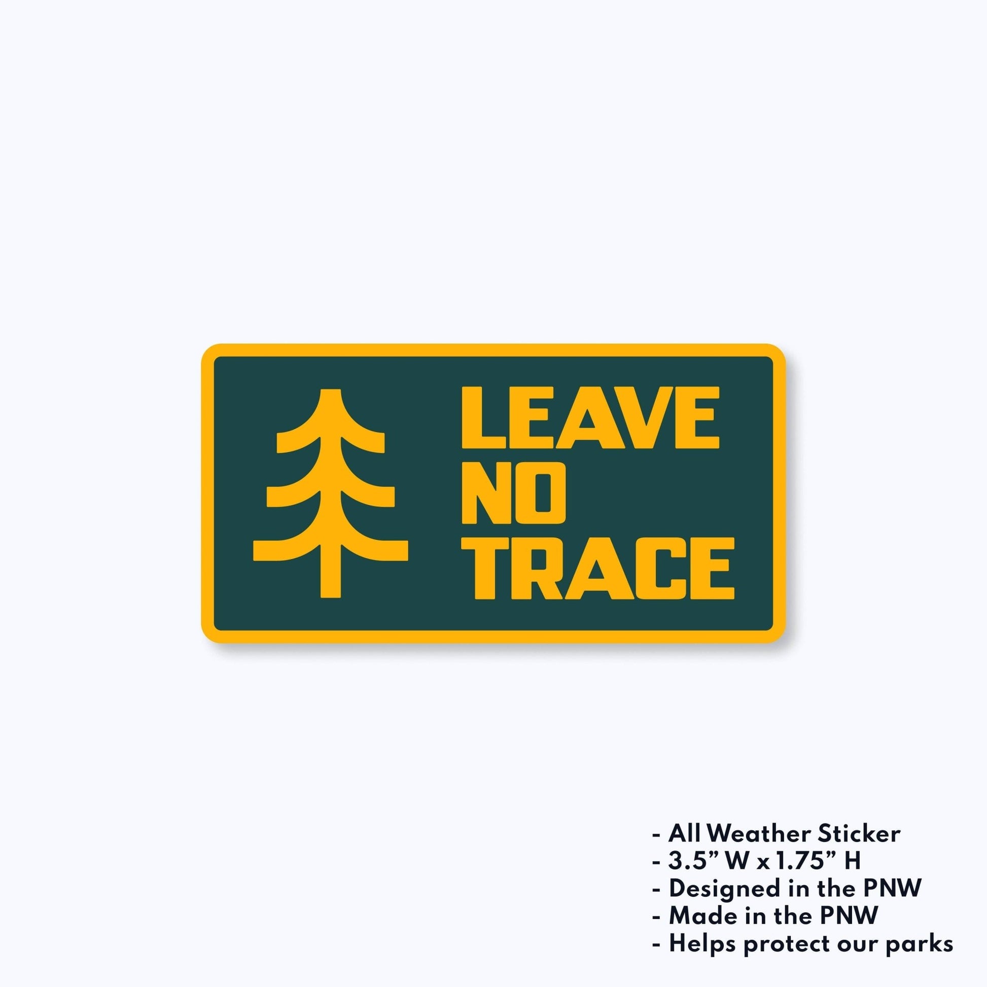 “Leave No Trace” Sticker - Wander Together Outfitters