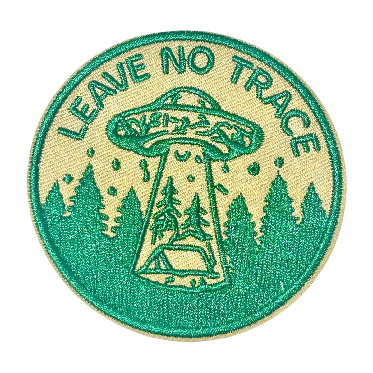 “Leave No Trace” UFO Embroidered Patch - Wander Together Outfitters