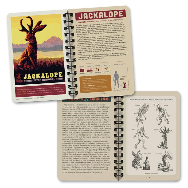 Legends of the National Parks Guide Book - Wander Together Outfitters