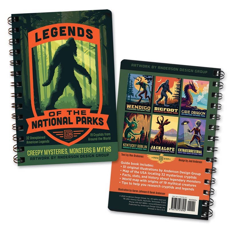 Legends of the National Parks Guide Book - Wander Together Outfitters